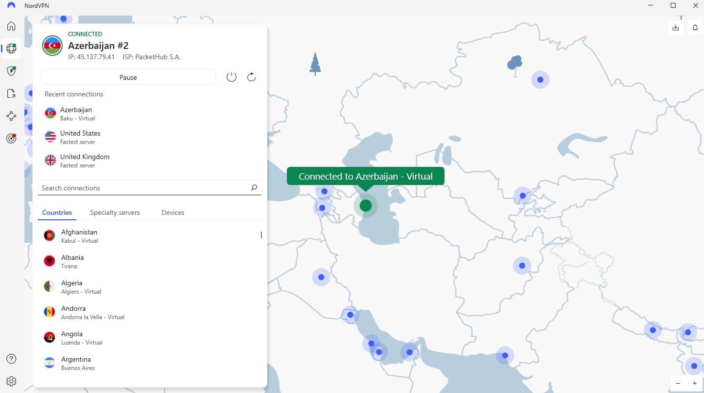 Azerbeidzjan server